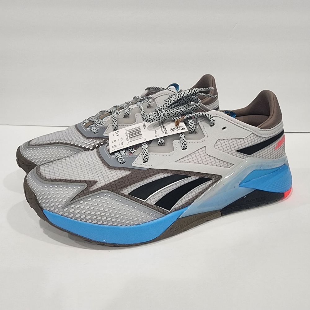 Size 11.5 - Reebok Nano X2 TR Adventure Grey Radiant Aqua - Picture 1 of 8